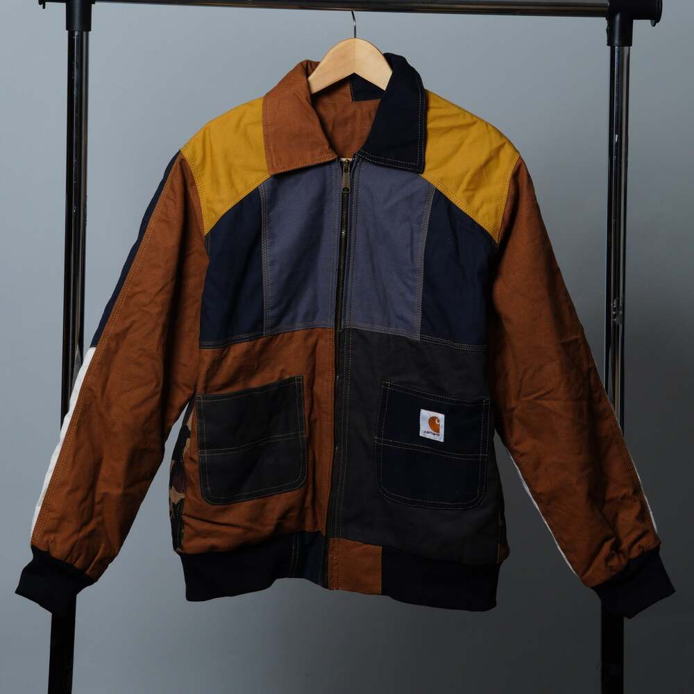 Workwear Colorblock Patch Pocket Jacket Size S